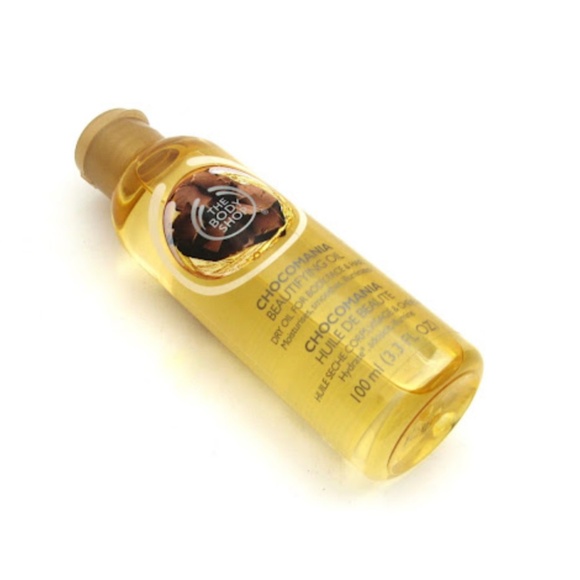 The Body Shop Chocomania Beautifying Oil for Hair Face Body 3.3 fl oz 100 ml NEW - Picture 2 of 2